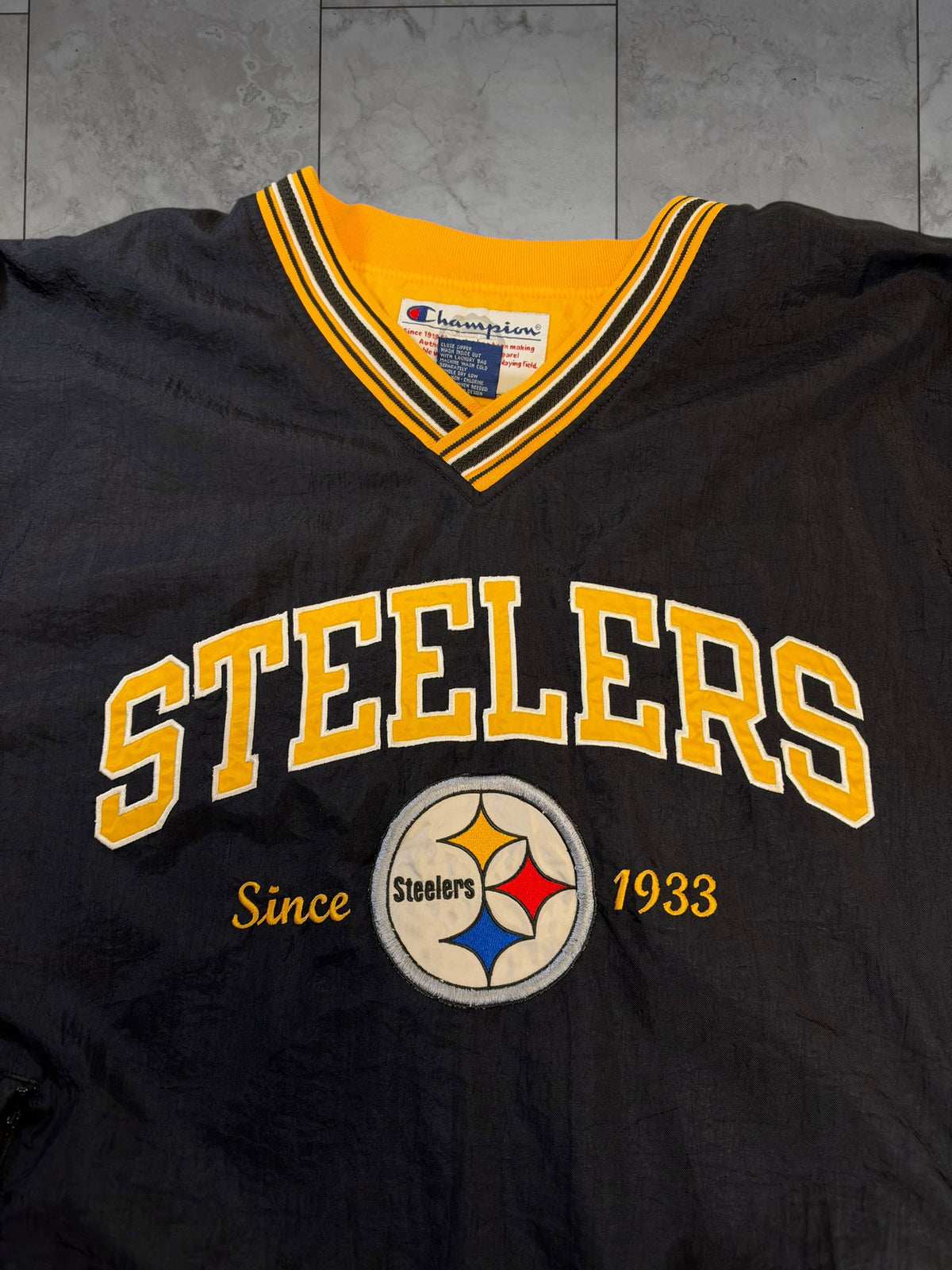 (XL) Vintage 90's Steelers Champion Pullover Jacket