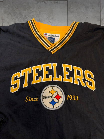 (XL) Vintage 90's Steelers Champion Pullover Jacket