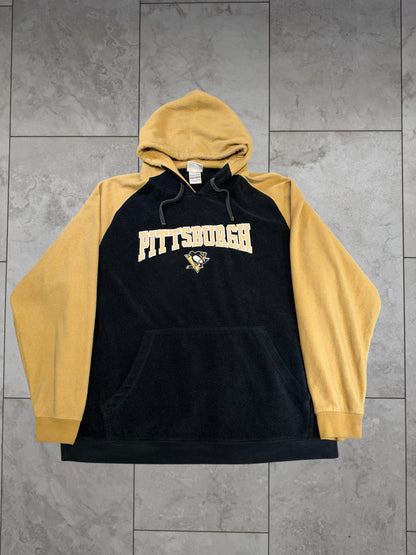 (XL) Vintage Y2K Penguins Fleece Hoodie