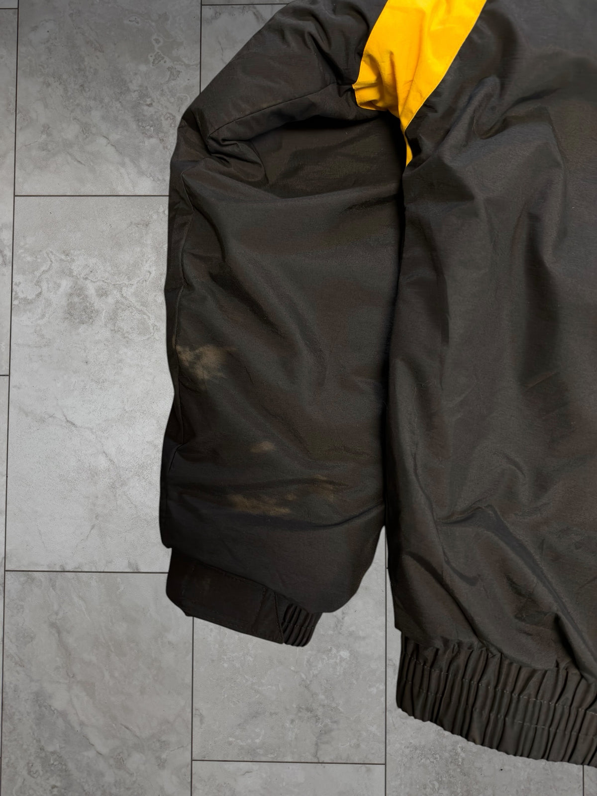 (M) Vintage 90's Steelers Starter Full Zip Puffer Jacket
