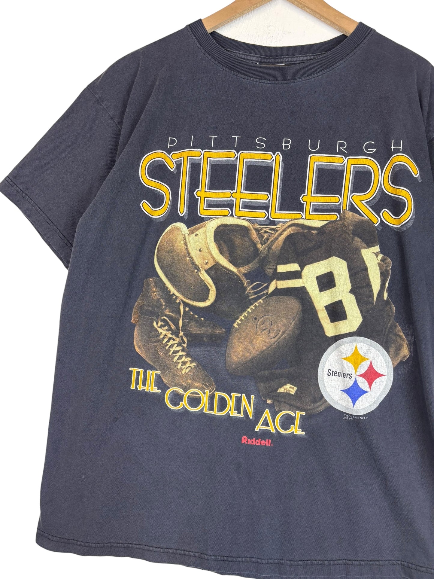 (L) 1998 Steelers The Golden Ace Tee