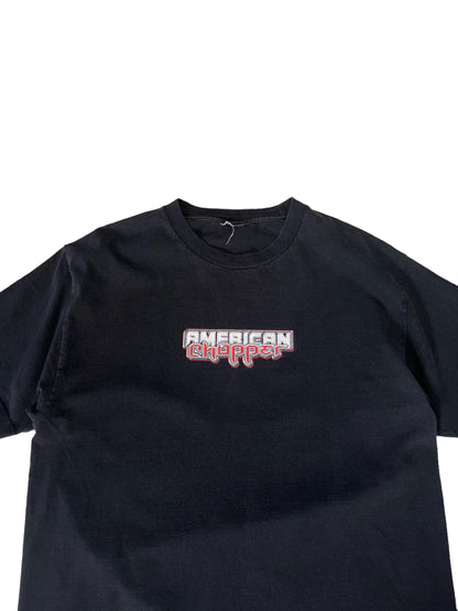 (L) Vintage American Chopper Double Sided Tee