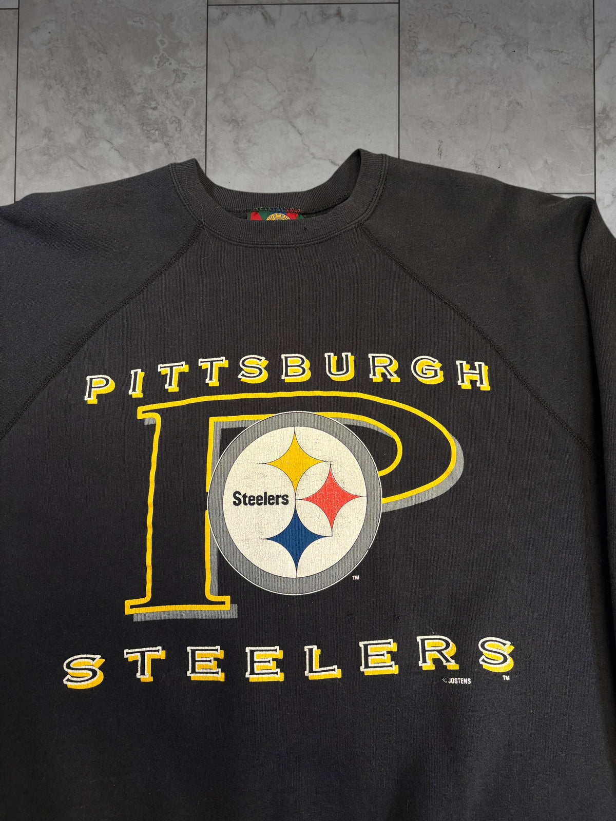 (XL/XXL) Vintage 90s Steelers Jostens Graphic Crewneck