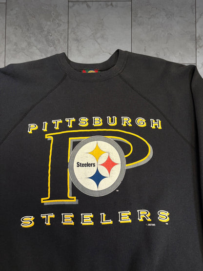 (XL/XXL) Vintage 90s Steelers Jostens Graphic Crewneck