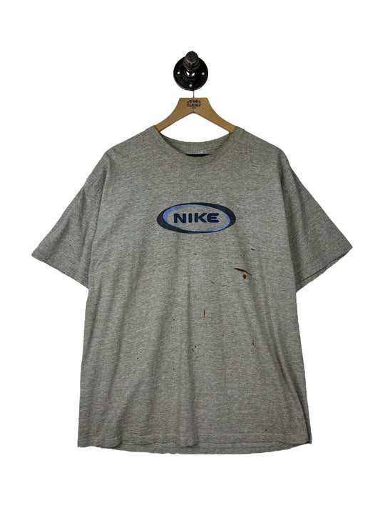 (M/L) Vintage Y2K Nike Worn in Logo Tee