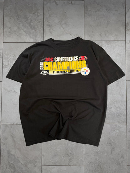 (XL) 2008 Steelers AFC Champions Tee