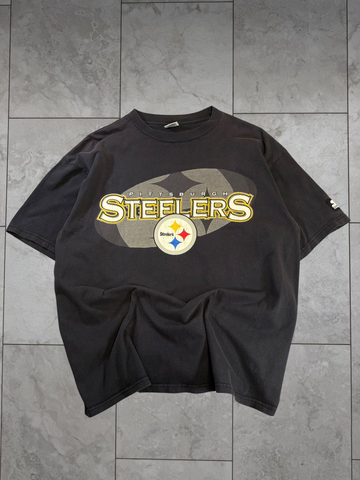 (L) Vintage 90s Steelers Starter Graphic Tee