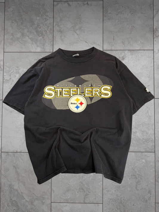(L) Vintage 90s Steelers Starter Graphic Tee