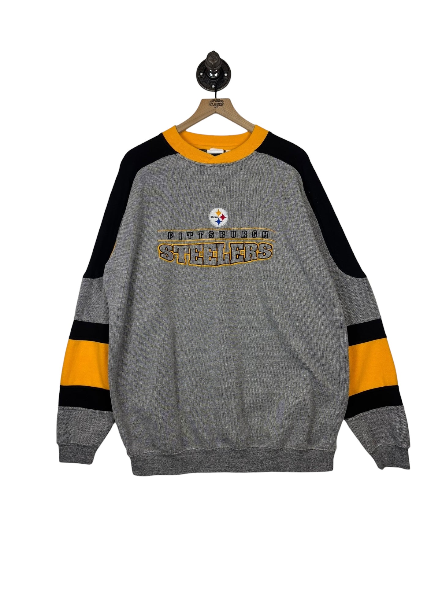 (L/XL) 1998 Steelers Embroidered Crewneck