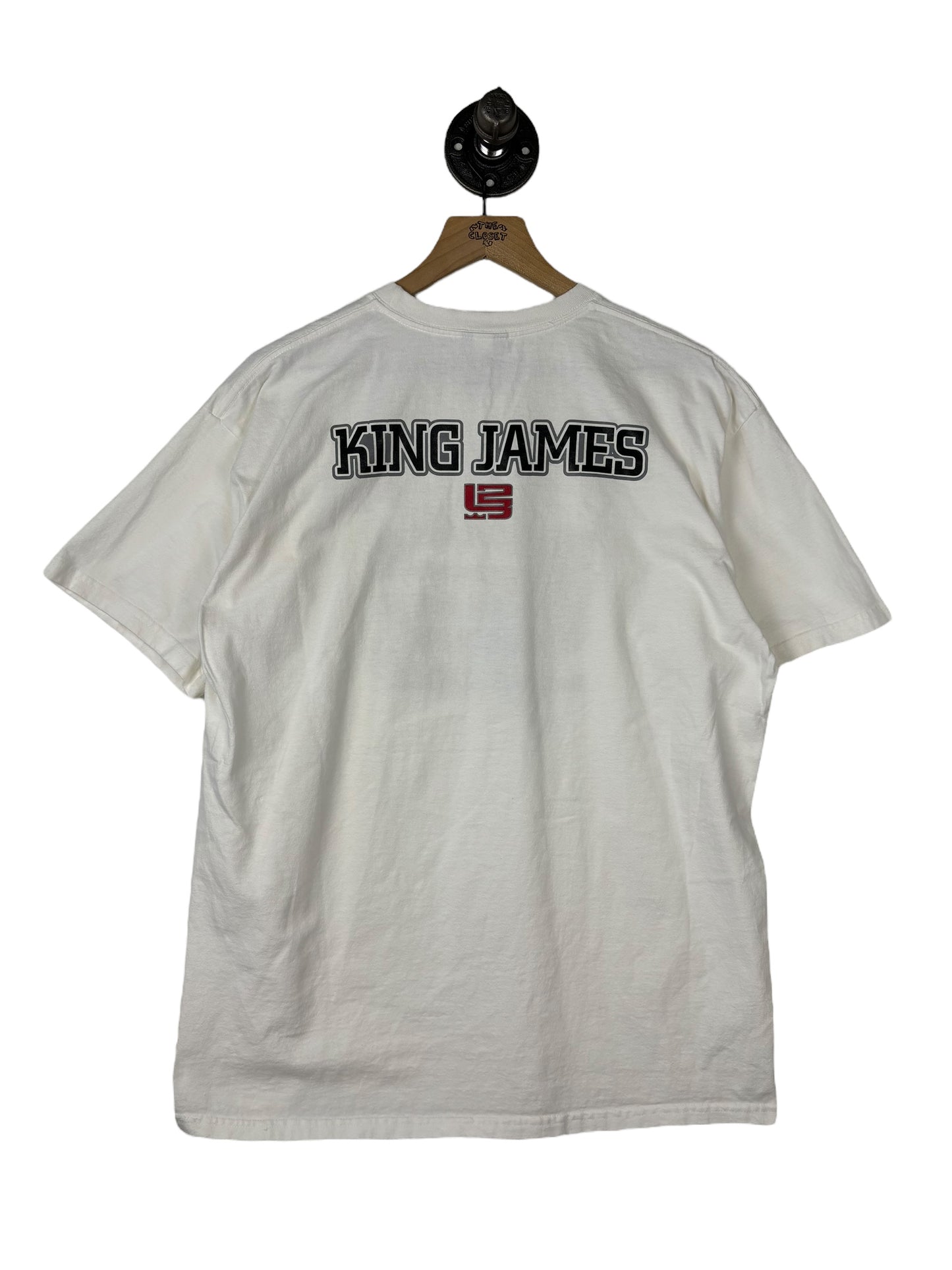 (L) Vintage Y2K Nike King James Double Sided Tee
