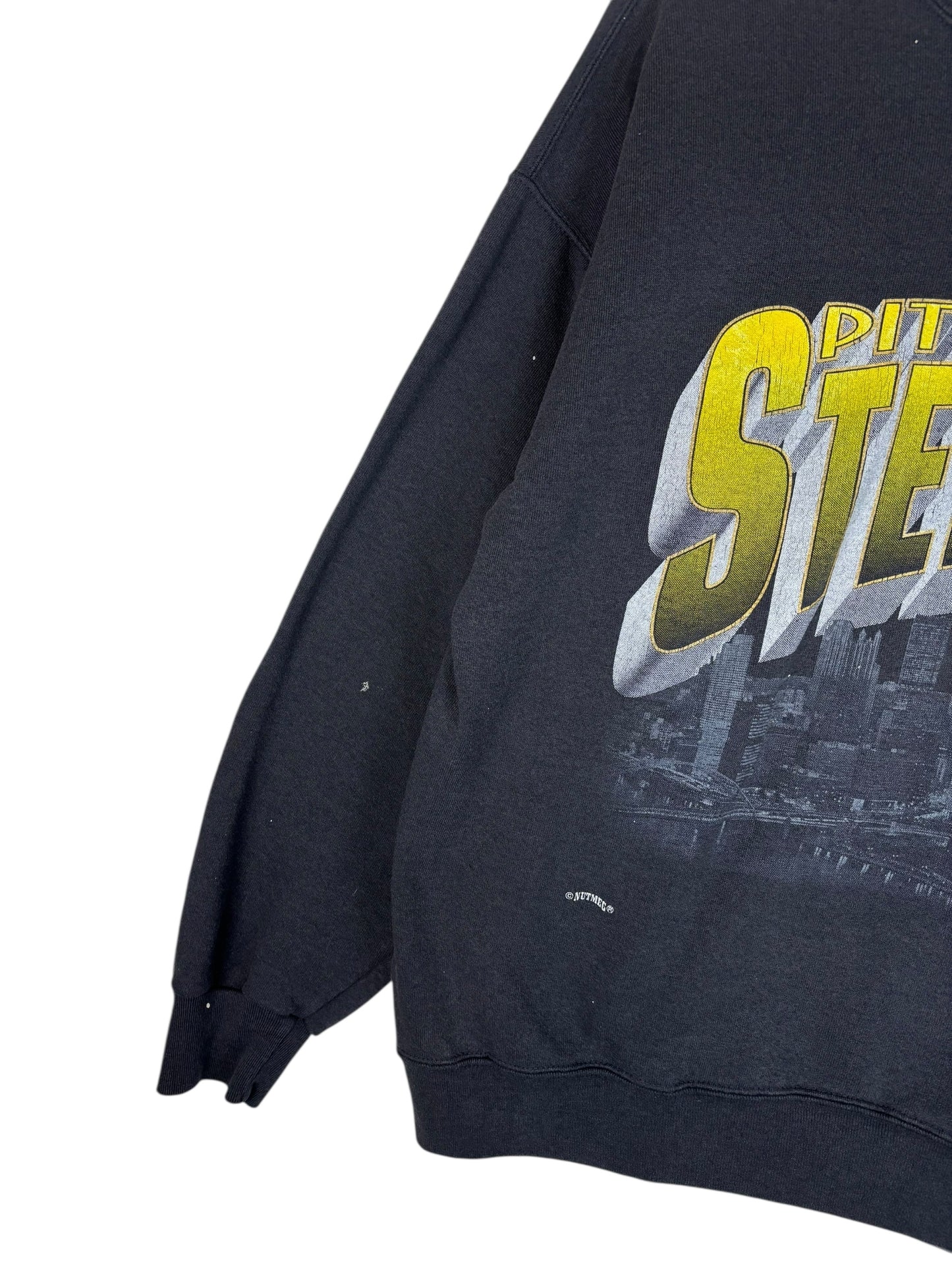 (L) 1993 Steekers Nutmeg Graphic Crewneck