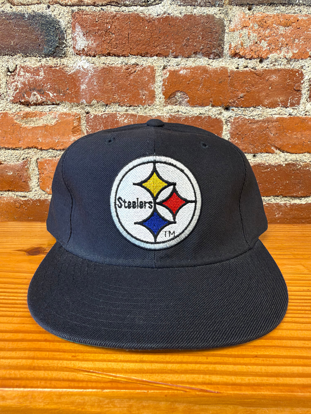 Vintage Steelers Big Logo Fitted New Era Hat (Brand New)