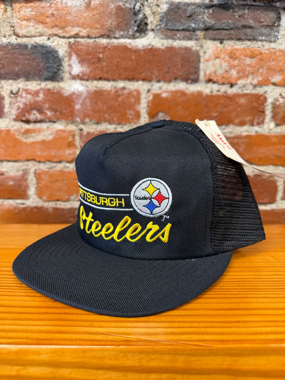 Vintage Steelers Embroidered Annco Trucker Hat (Brand New)