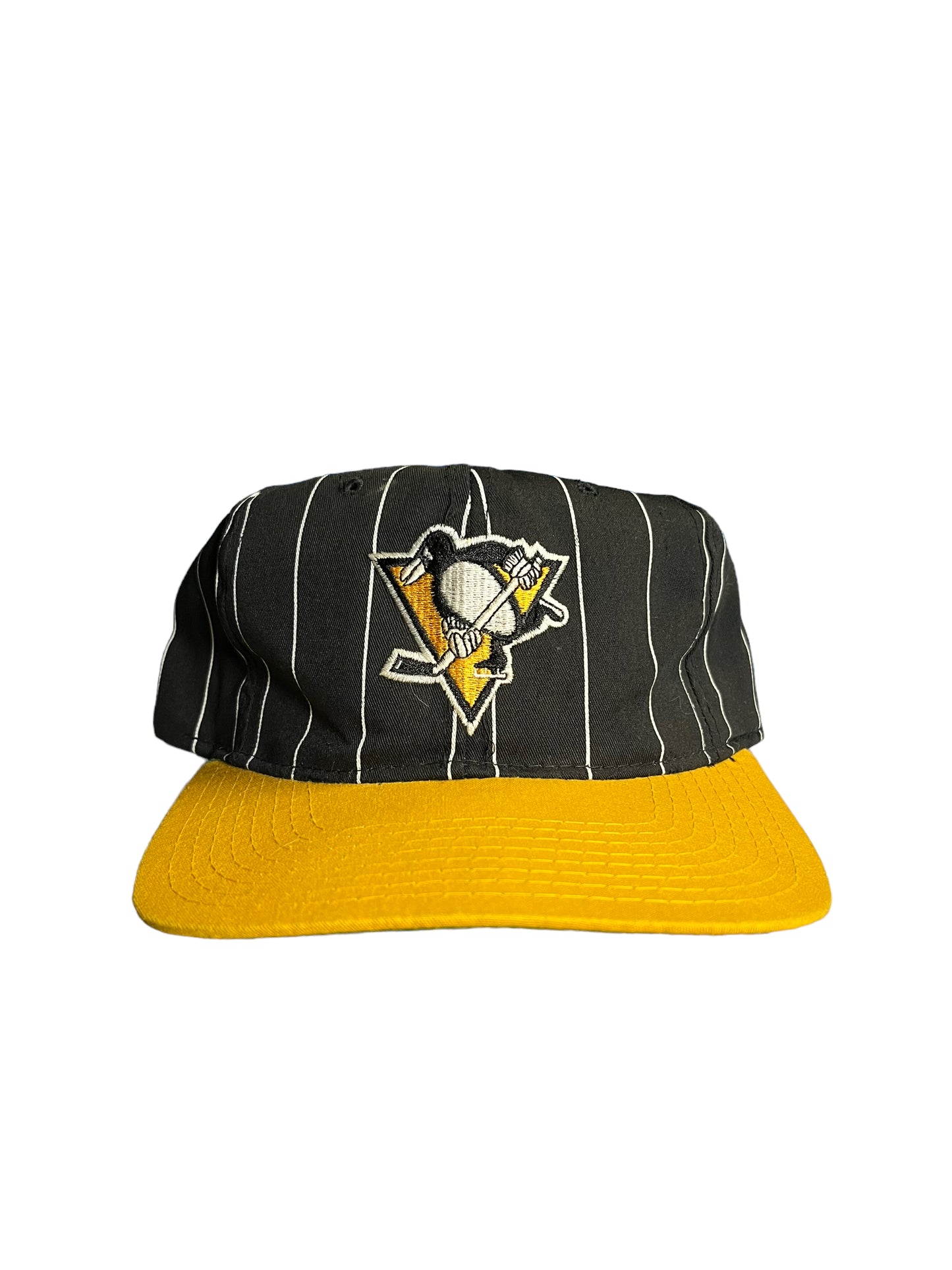 Vintage Penguins Striped Starter Snapback Hat
