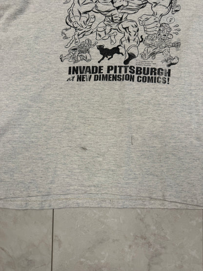 (XL) 1995 Don Simpson’s Bizarre Heroes Invade Pittsburgh Graphic Tee