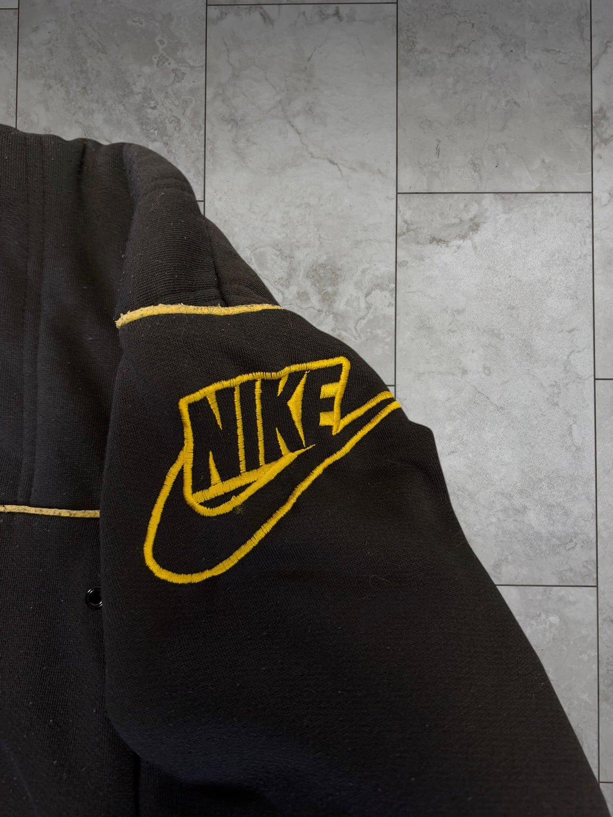 (L) Vintage 90's Steelers Nike BOOT 1/4 Zip Pullover Crewneck