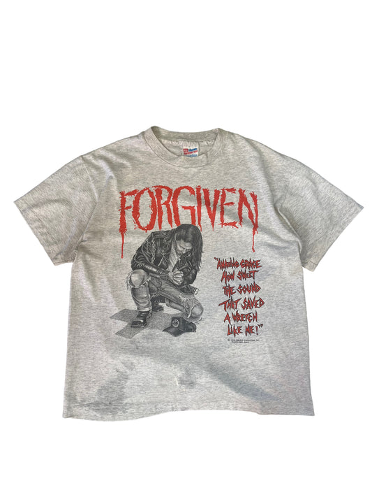 (M) 1993 Forgiven Religious Style Double Sided Tee