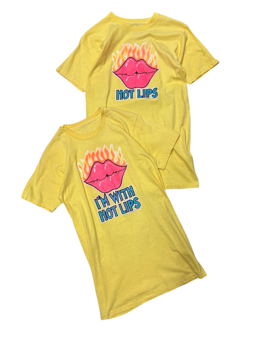 (S) 1975  "Hot Lips"&  "I'm With Hot Lips" Tees
