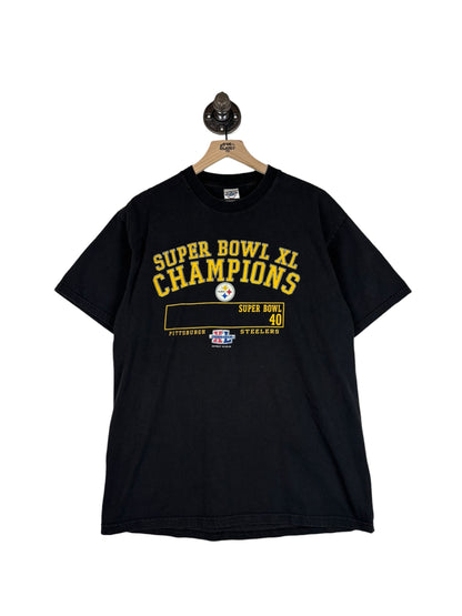 (M/L) 2006 Steelers Super Bowl XL Champs Tee