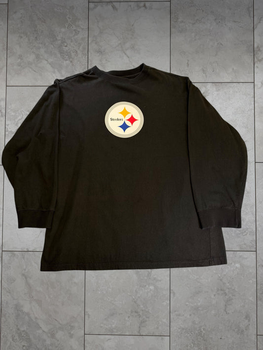 (L) Vintage Y2K Steeelers Logo Longsleeve Shirt
