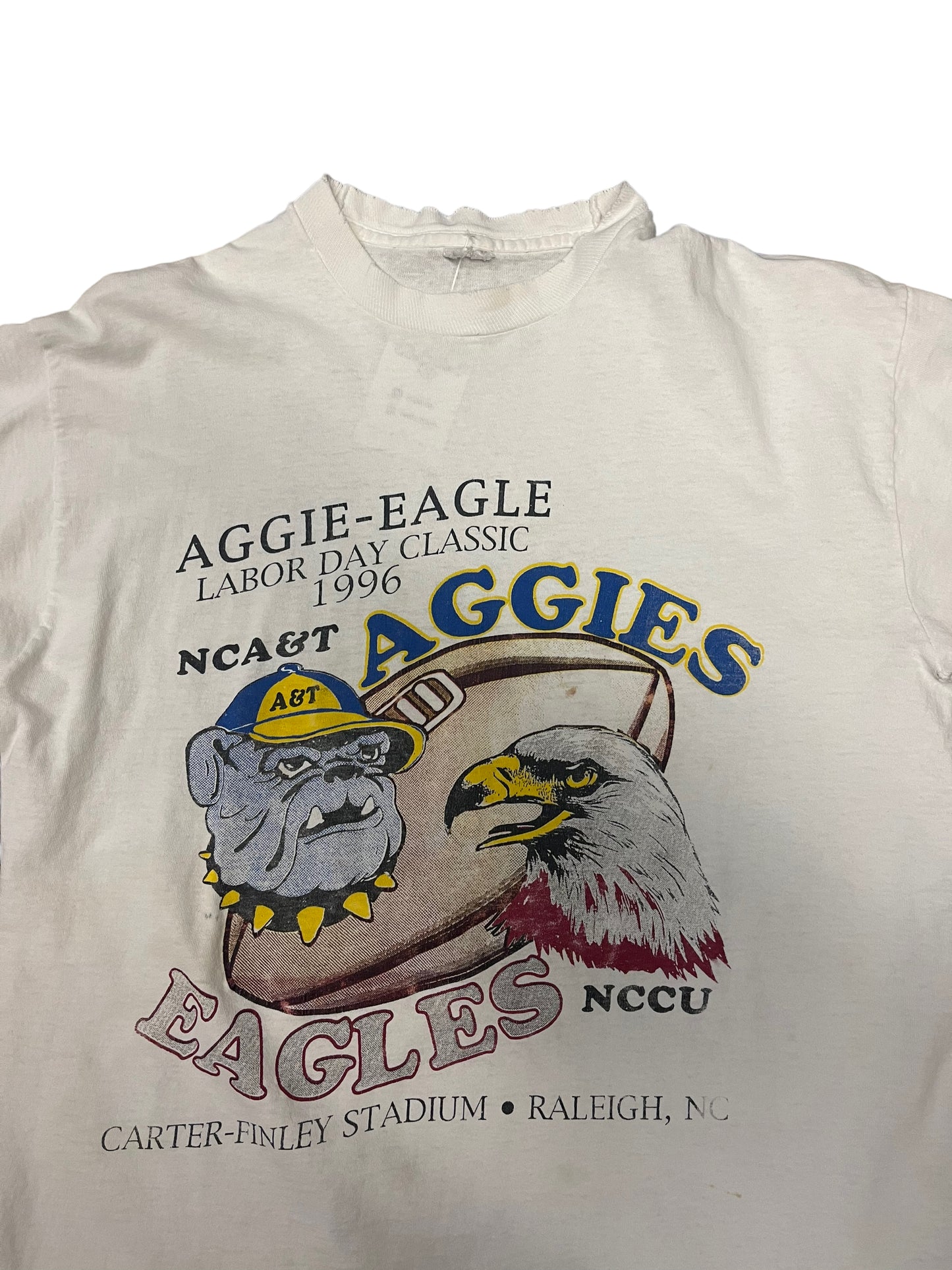 (L) 1996 Aggies vs Eagles Football Classic Double Sided Tee