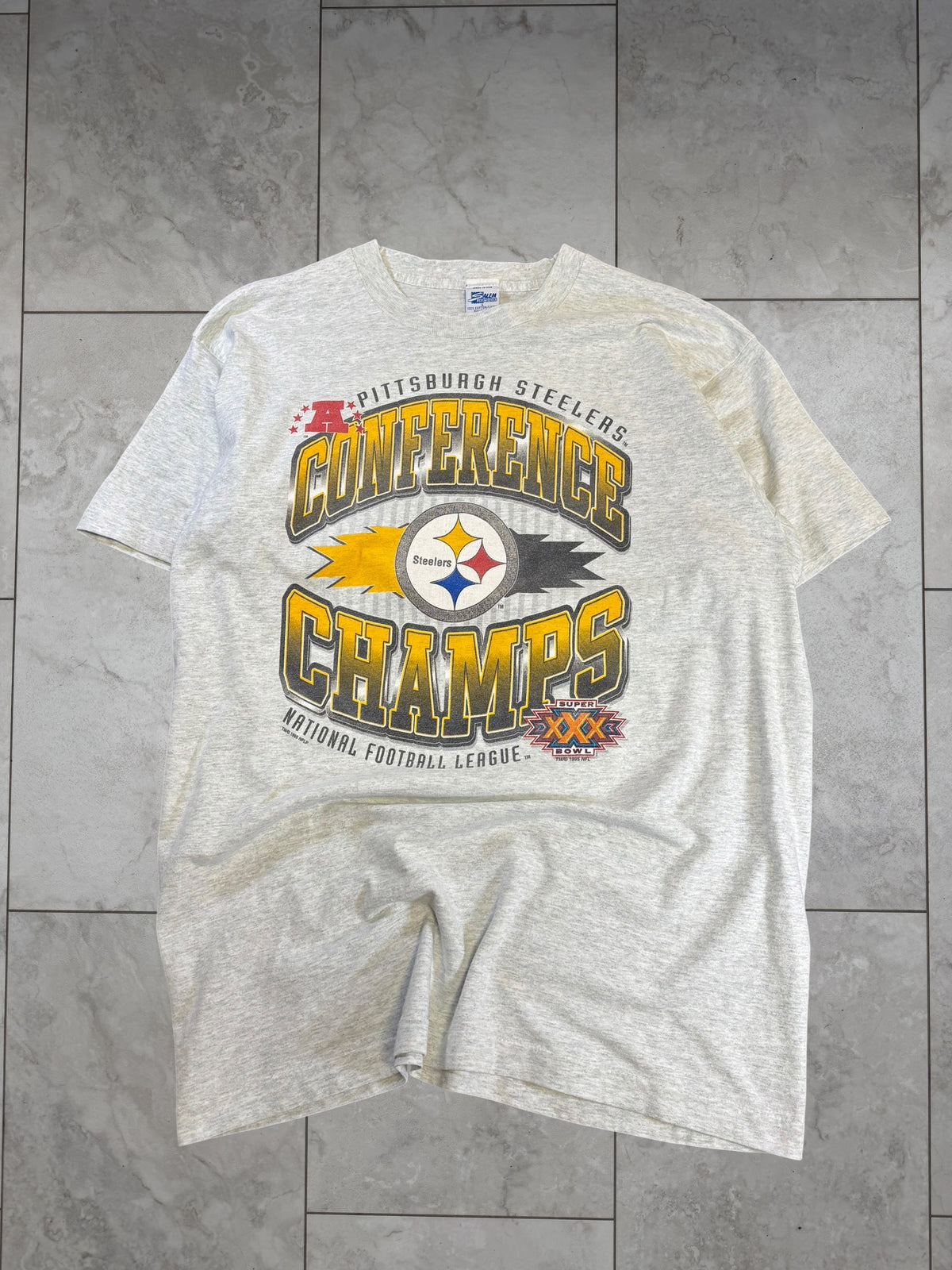(L) 1995 Steelers AFC Champs Salem Graphic Tee