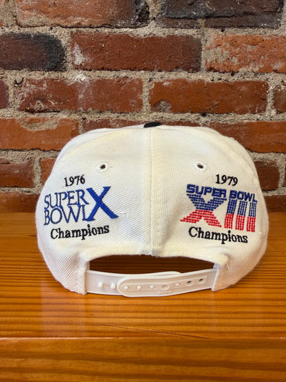 Vintage Steelers Annco 4-Time SB Champs Snapback Hat