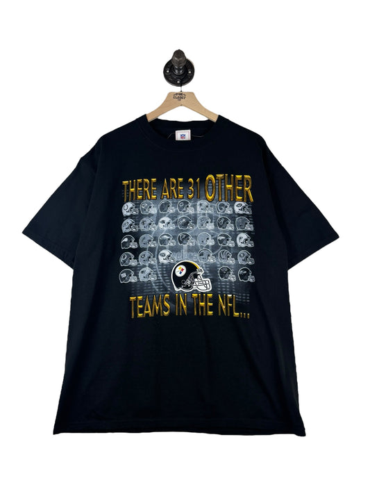 (XL) Vintage Y2K Steelers Double Sided Tee