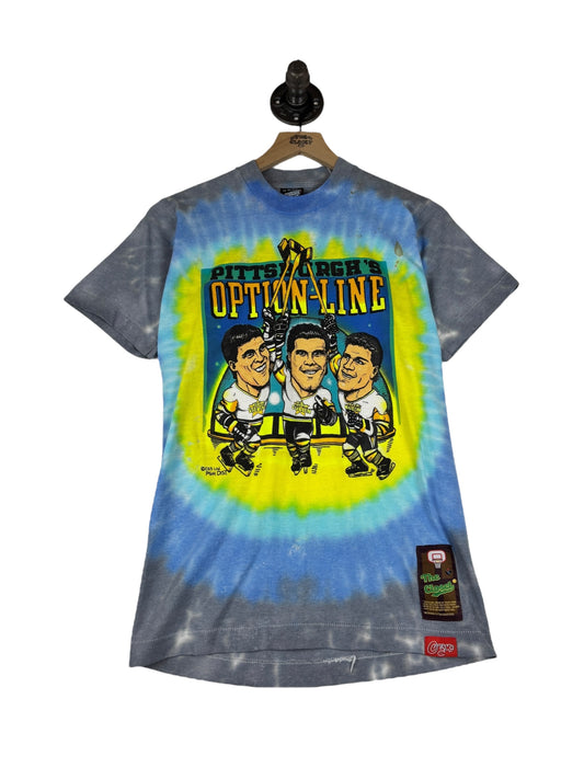 (S) Vintage 80s Option Line Tiedye Tee #7