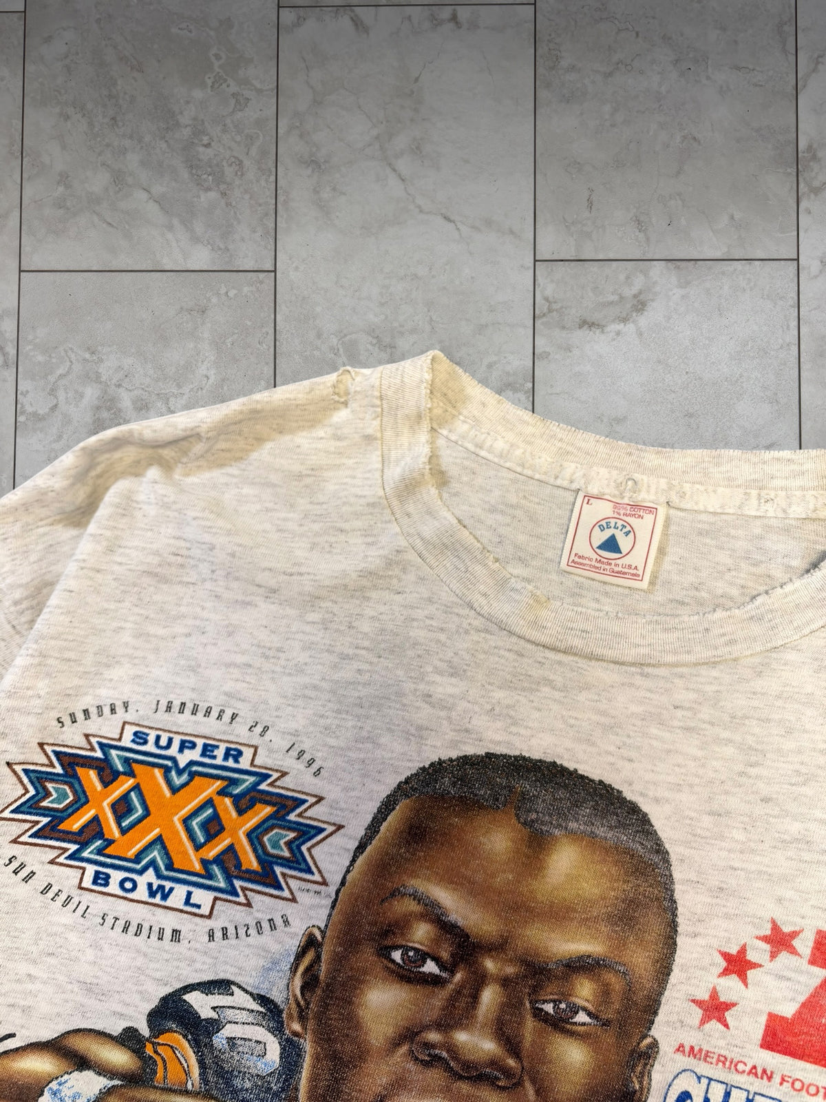 (L) 1996 Steelers Kordell Stewart SLASH Caricature Tee