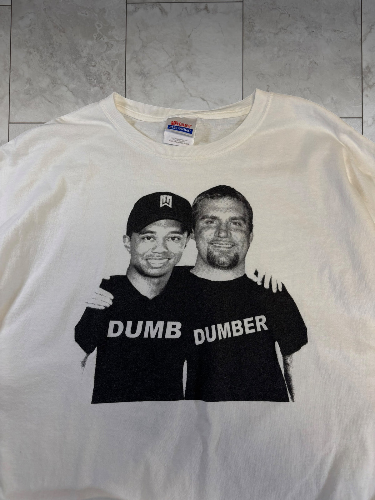 (XXL) Vintage Y2K Dumb & Dumber (Woods & Roethlisberger) Tee