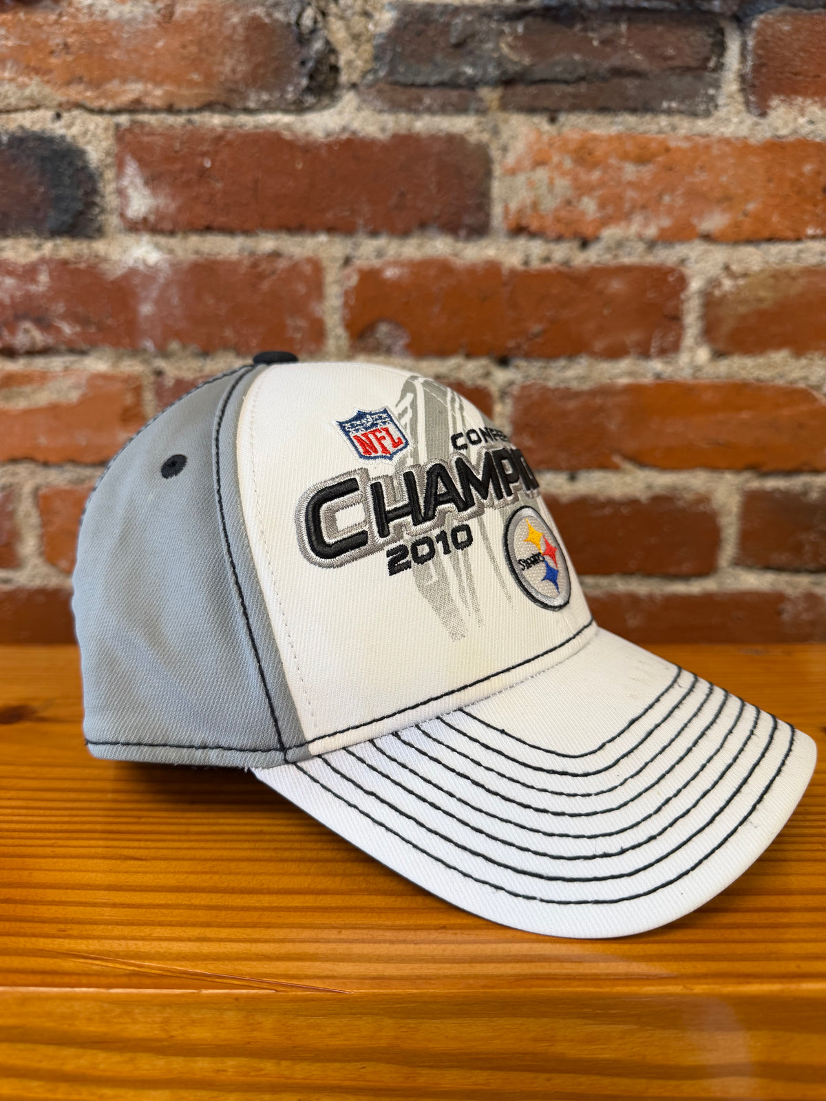 2010 Steelers Conference Champs Reebok OSFA Hat