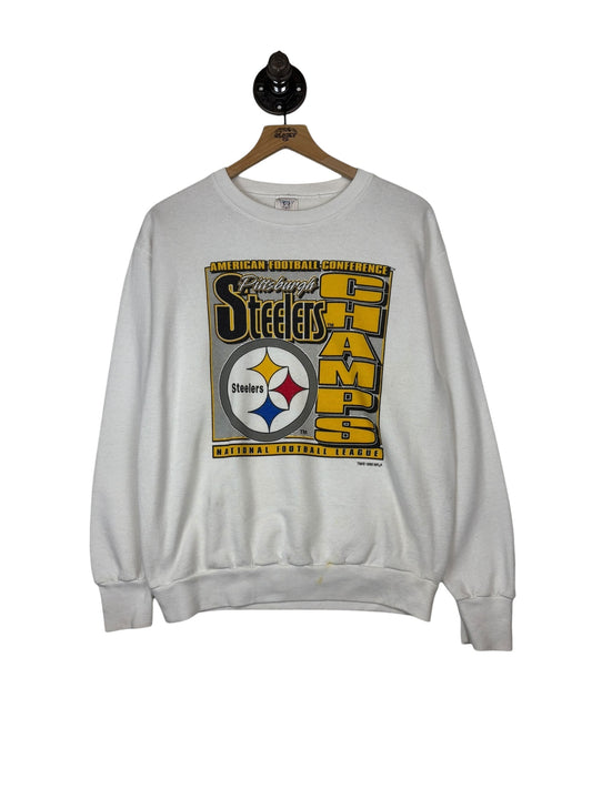 (M) 1995 Steelers AFC Crewneck