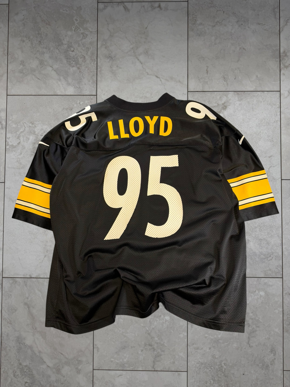 (XXL) Vintage 90's Steelers Greg Lloyd #95 Nike Jersey