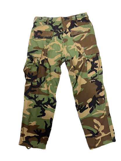 (32W x 29L) Vintage Military Camo Pants