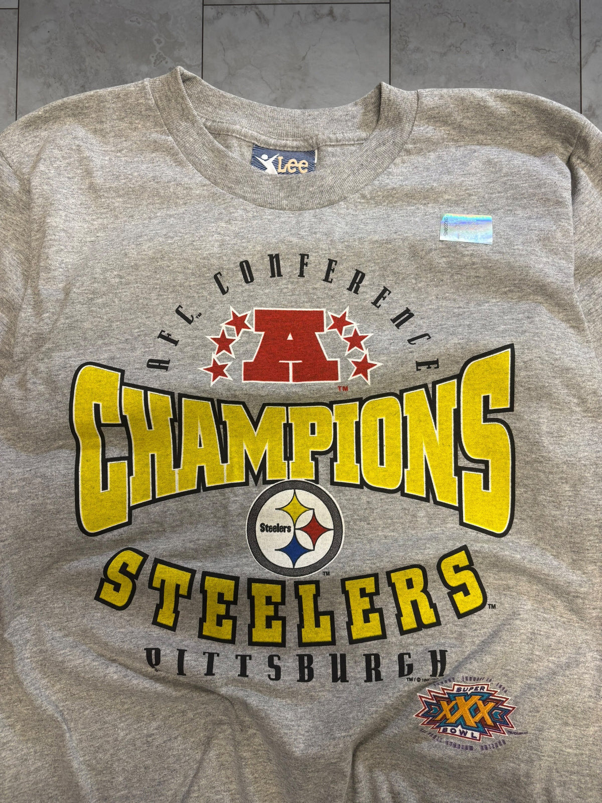 (M) 1995 Steelers AFC Champs Tee - NEW