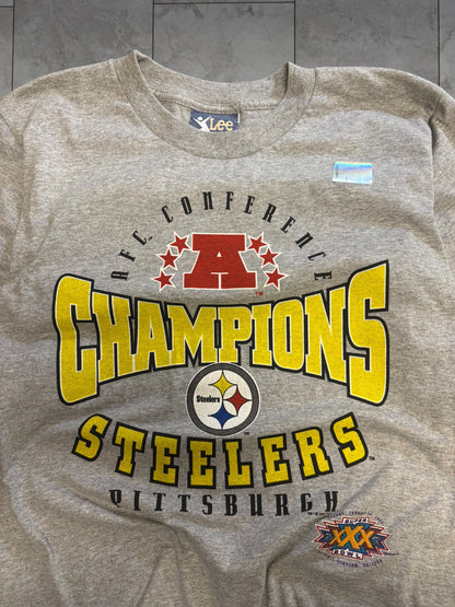 (M) 1995 Steelers AFC Champs Tee - NEW