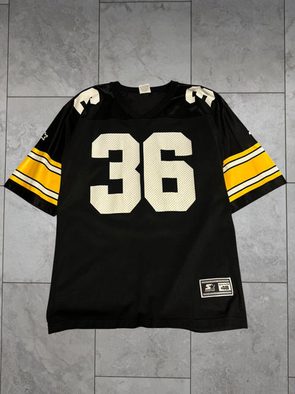 (L / 48) Vintage 90's Steelers Jerome Bettis Starter Jersey #36