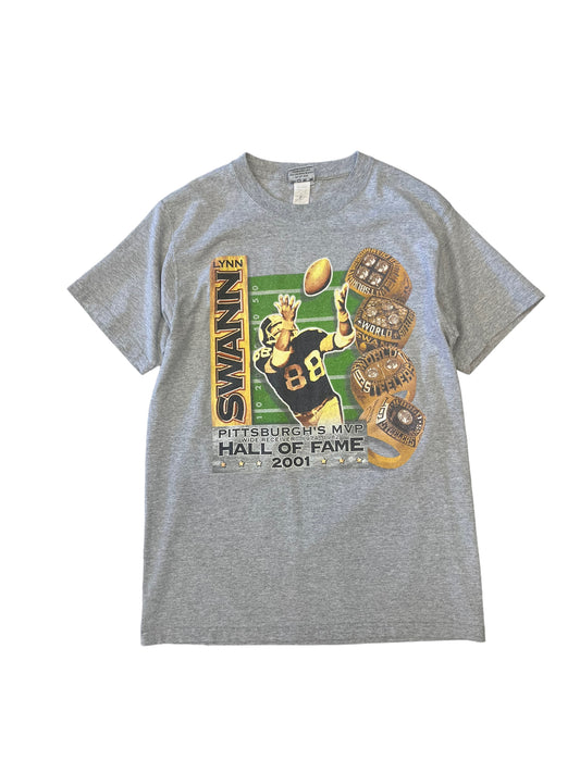 (M) 2001 Lynn Swann Hall Of Fame Double Sided Tee
