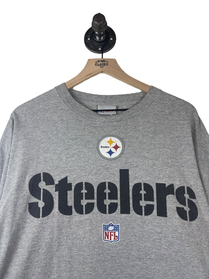 (L) Vintage Y2K Steelers Cut Long-Sleeve