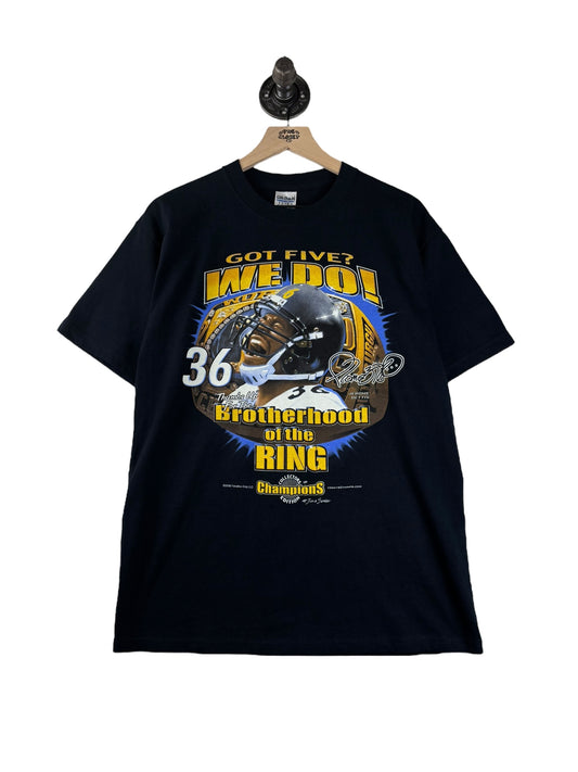 (M) 2006 Steelers Brotherhood of the Ring Tee