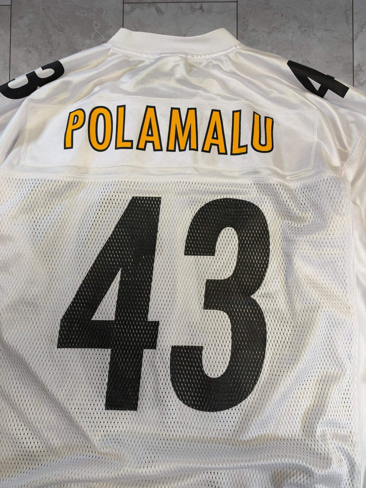 (L) Vintage Y2K Steelers Troy Polamalu #43 Jersey (Brand New)