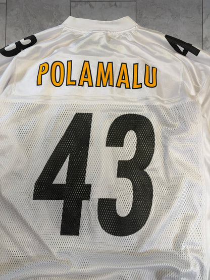 (L) Vintage Y2K Steelers Troy Polamalu #43 Jersey (Brand New)