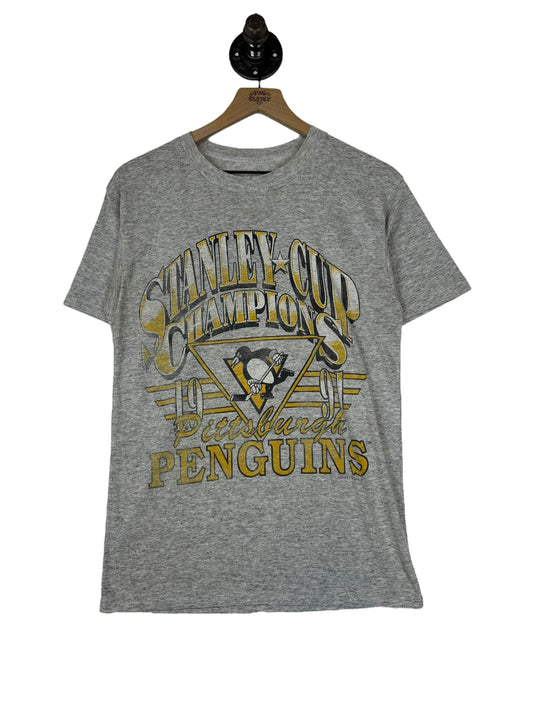 (S/M) 1991 Penguins Stanley Cup Champs Tee