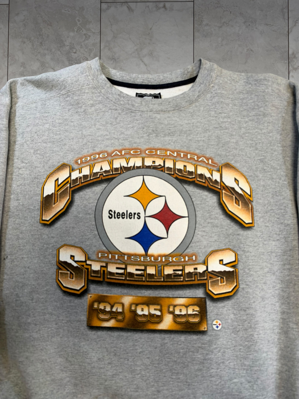 (XL) 1996 Steelers AFC Champs Starter Crewneck