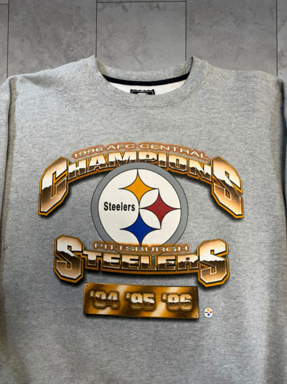(XL) 1996 Steelers AFC Champs Starter Crewneck
