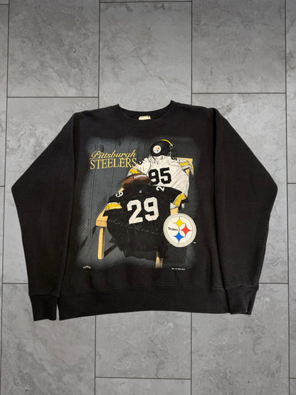 (M) 1994 Steelers Lockerroom Embroidered + Graphic Crewneck