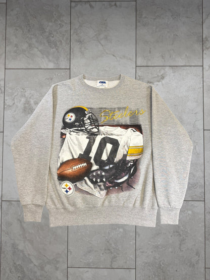 (M) 1997 Steelers Locker Room CSA Graphic Crewneck