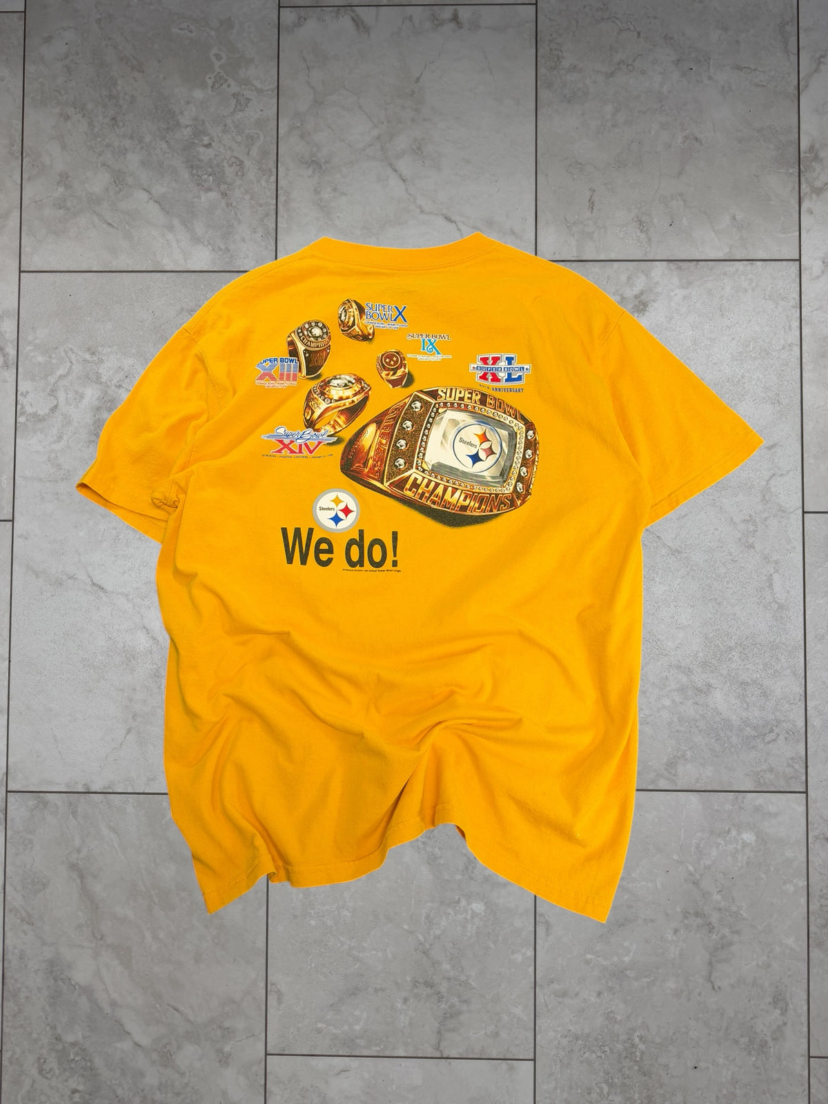 (L) Vintage Y2K Steelers Got Rings? Tee