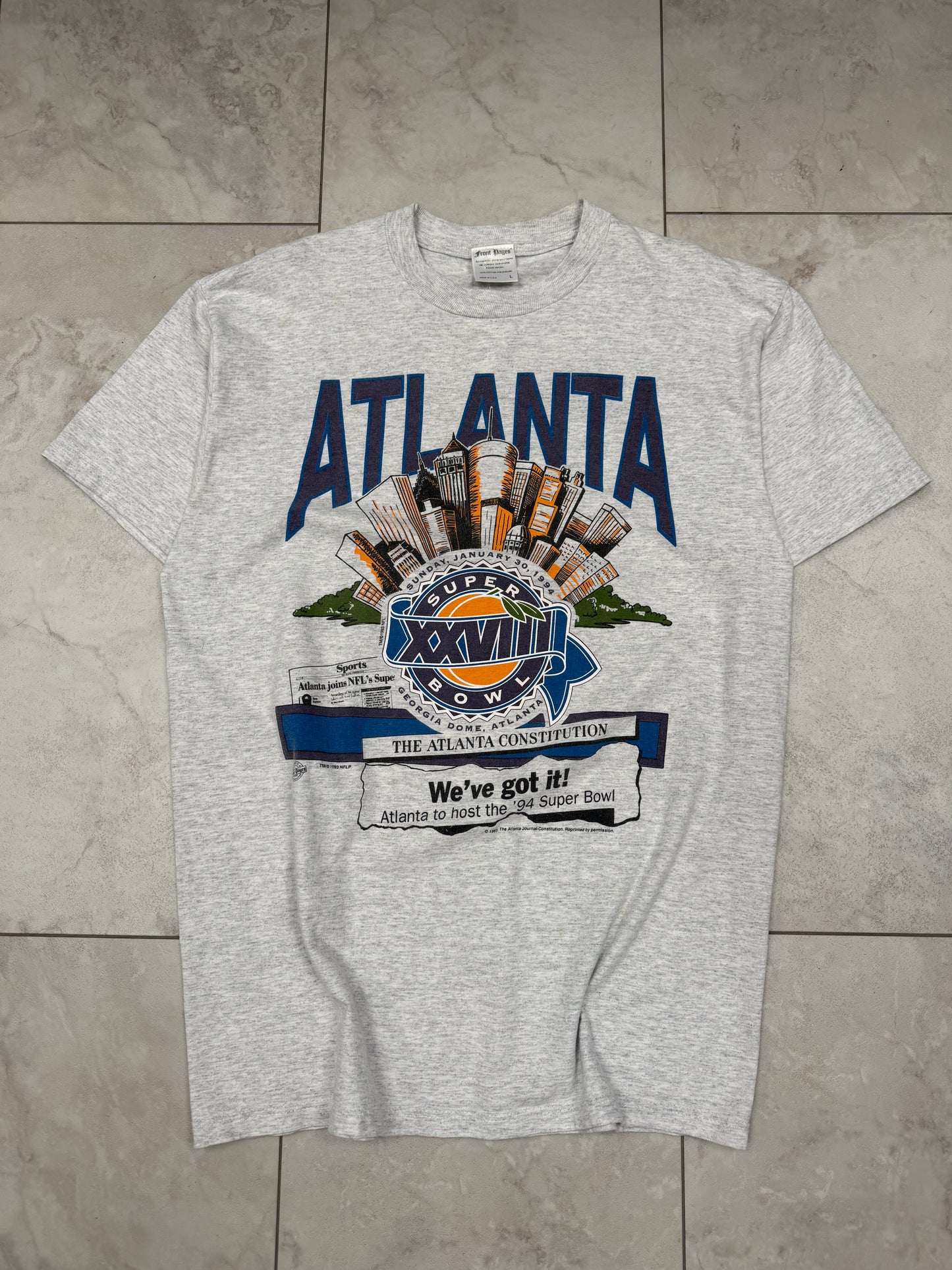(L) 1994 Atlanta Super Bowl Host Graphic Tee